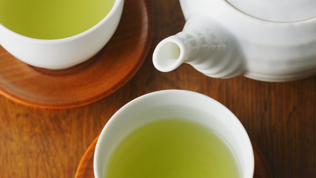 入れたてのお茶